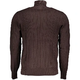 Marrone Viscosa Uomo Maglia