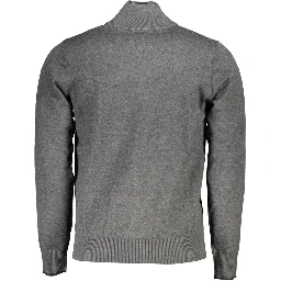 Grigio Viscosa Men Cardigan