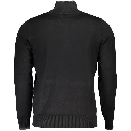 Black Nylon Sweatshirt