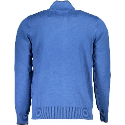 Black Viscose Men Sweater