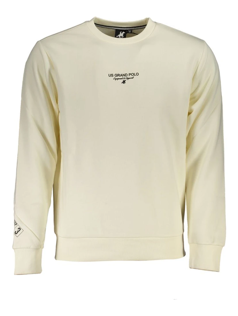 White Cotton Men's Sweatshirt