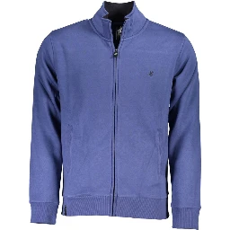 Blue Cotton Men's Sweatshirt