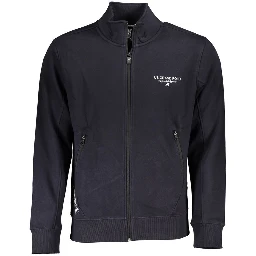 Blue Cotton Men's Sweatshirt