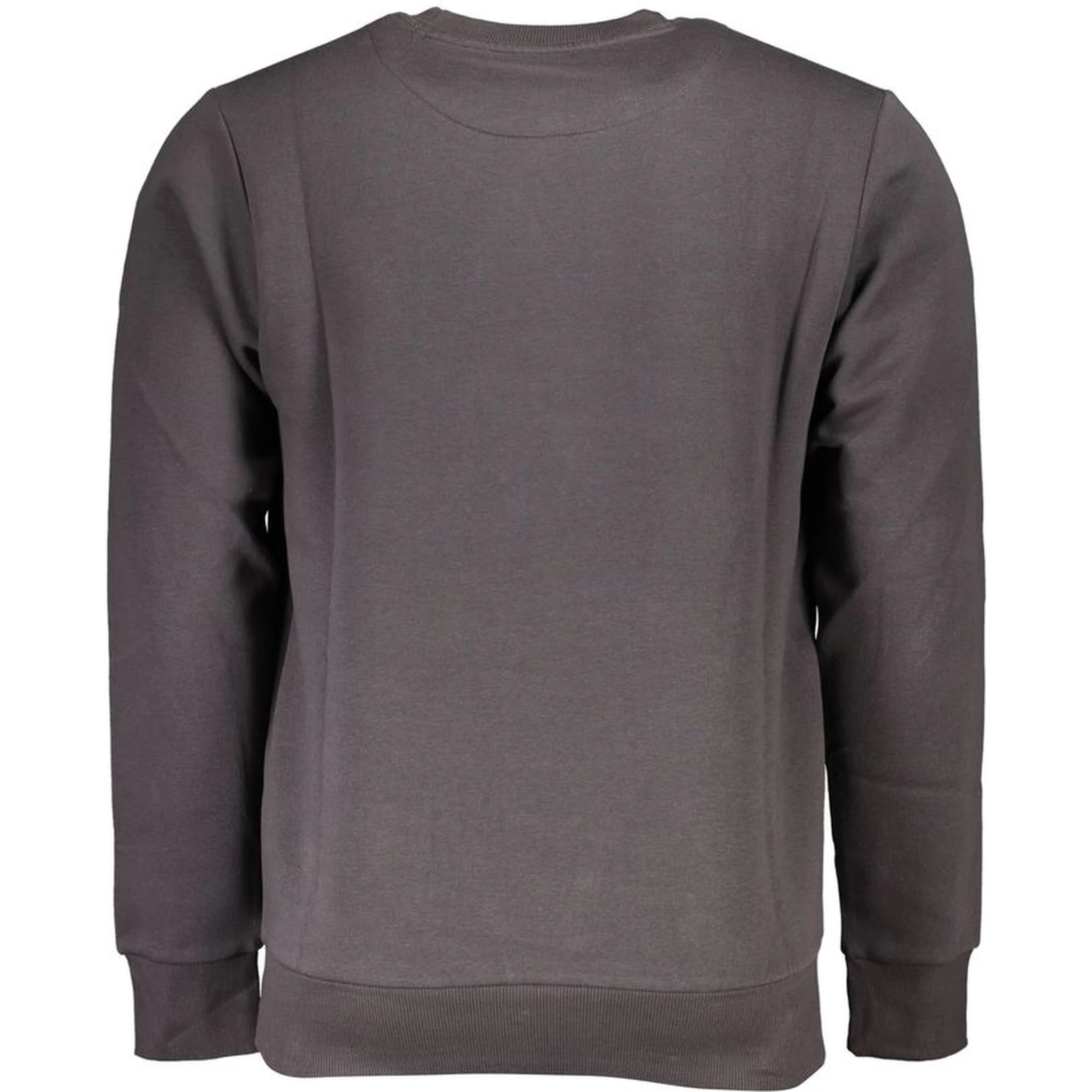Gray Cotton Men Sweatshirt