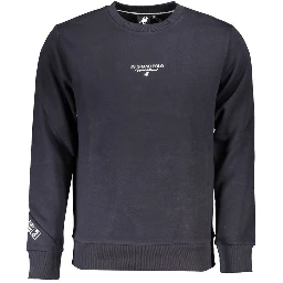 Blue Cotton Men's Sweatshirt