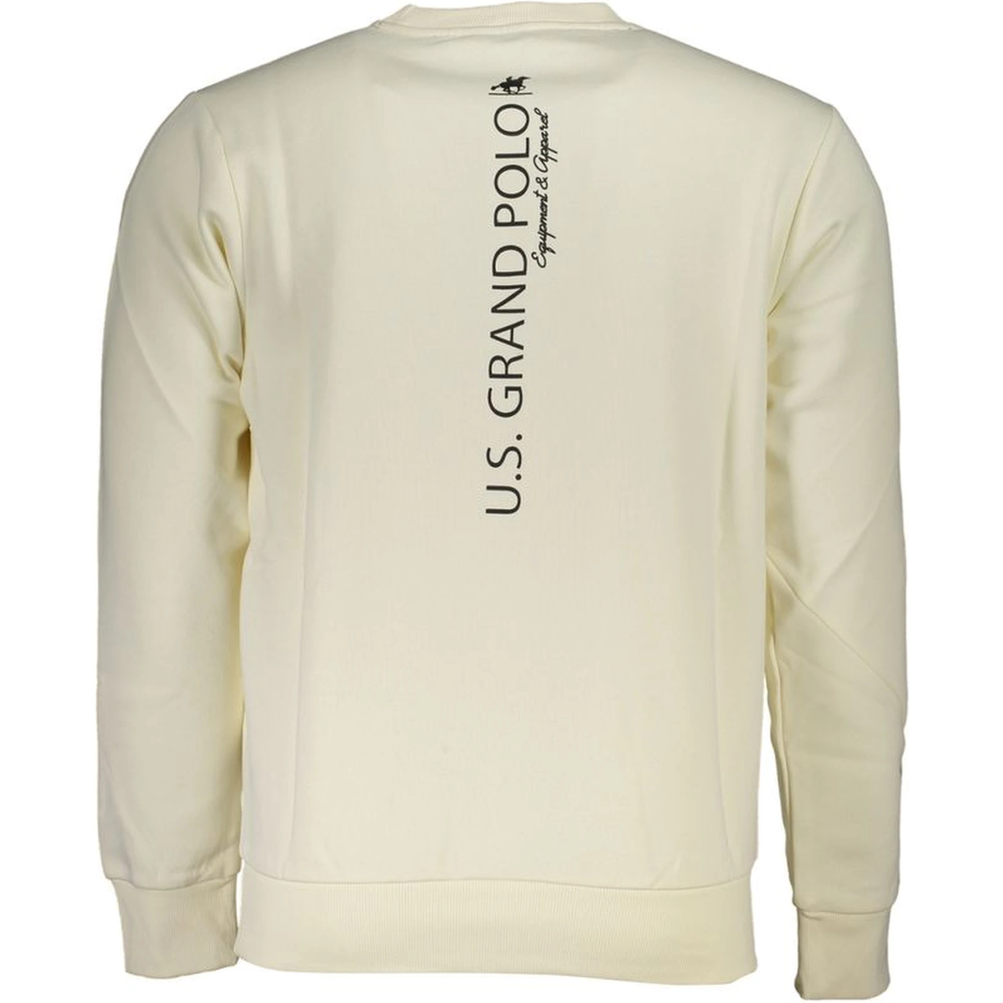 White Cotton Men's Sweatshirt