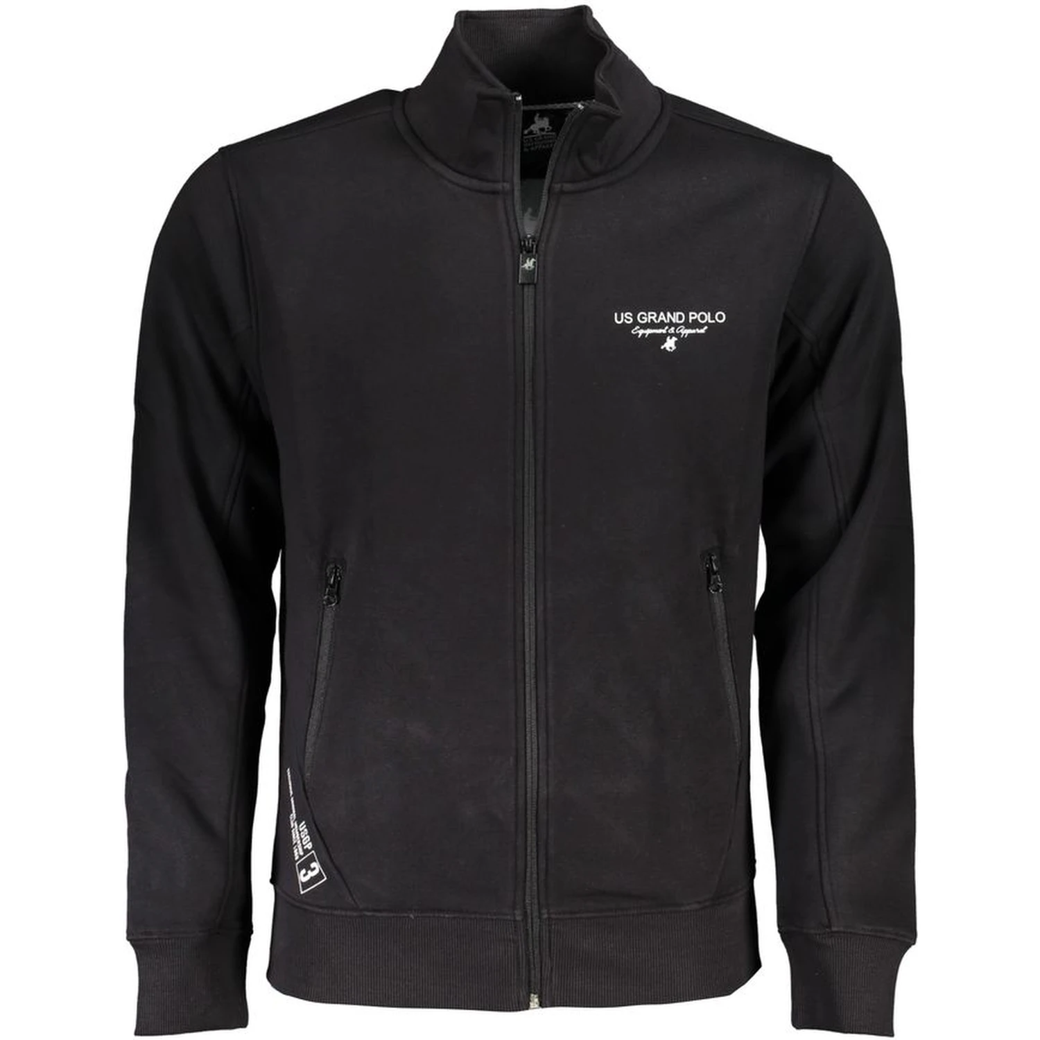 Black Cotton Men's Sweatshirt