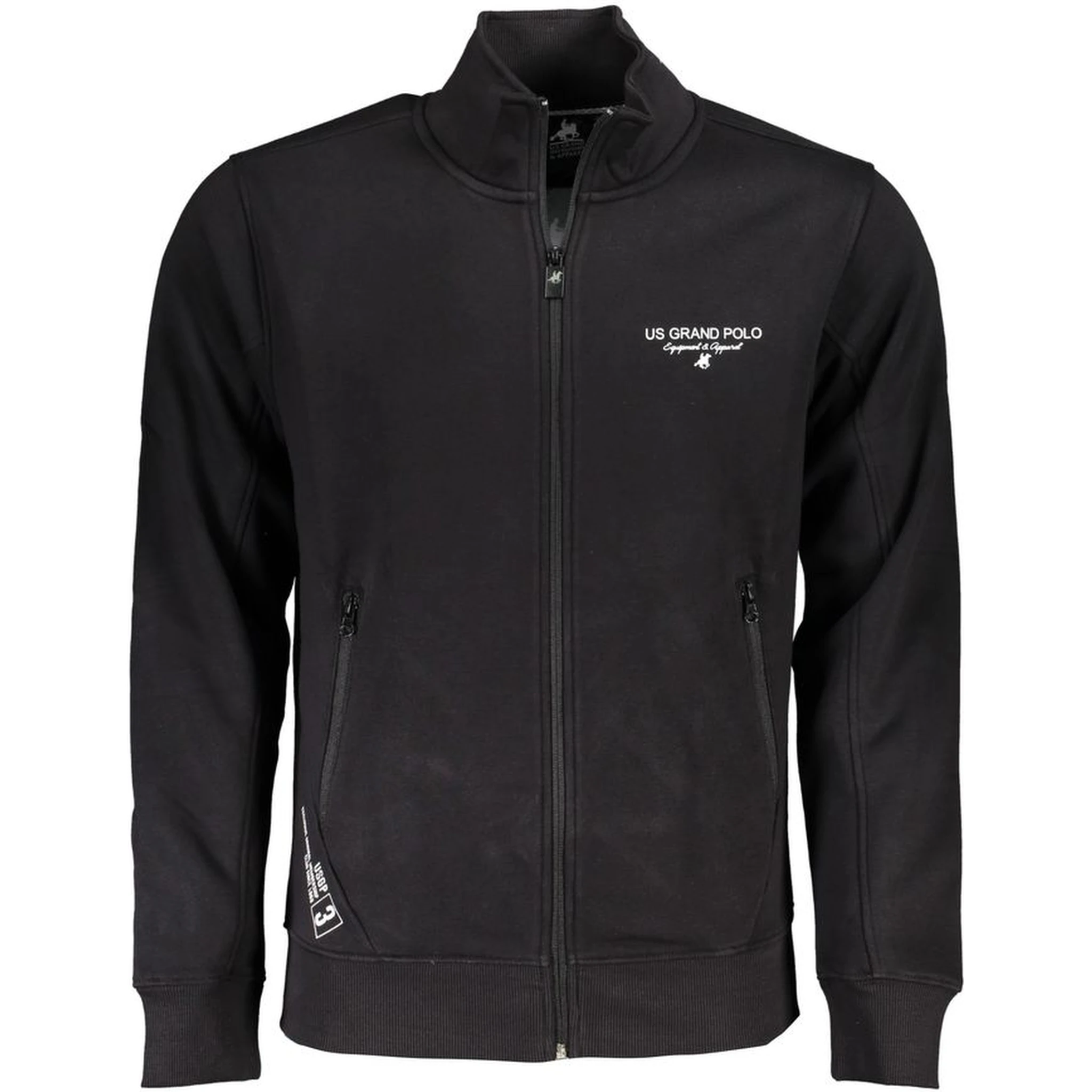 Black Cotton Men's Sweatshirt