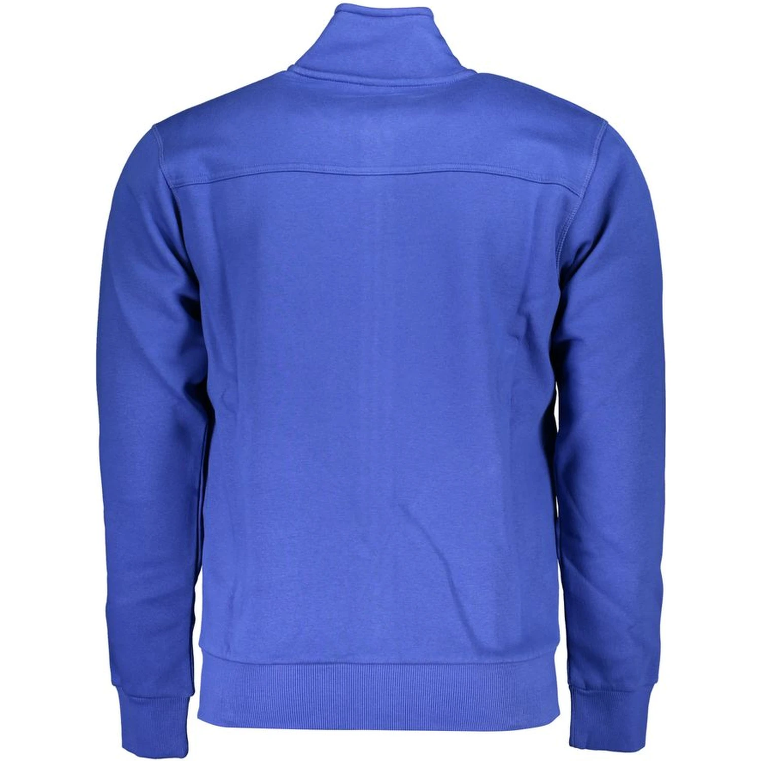 Blue Cotton Men Sweatshirt