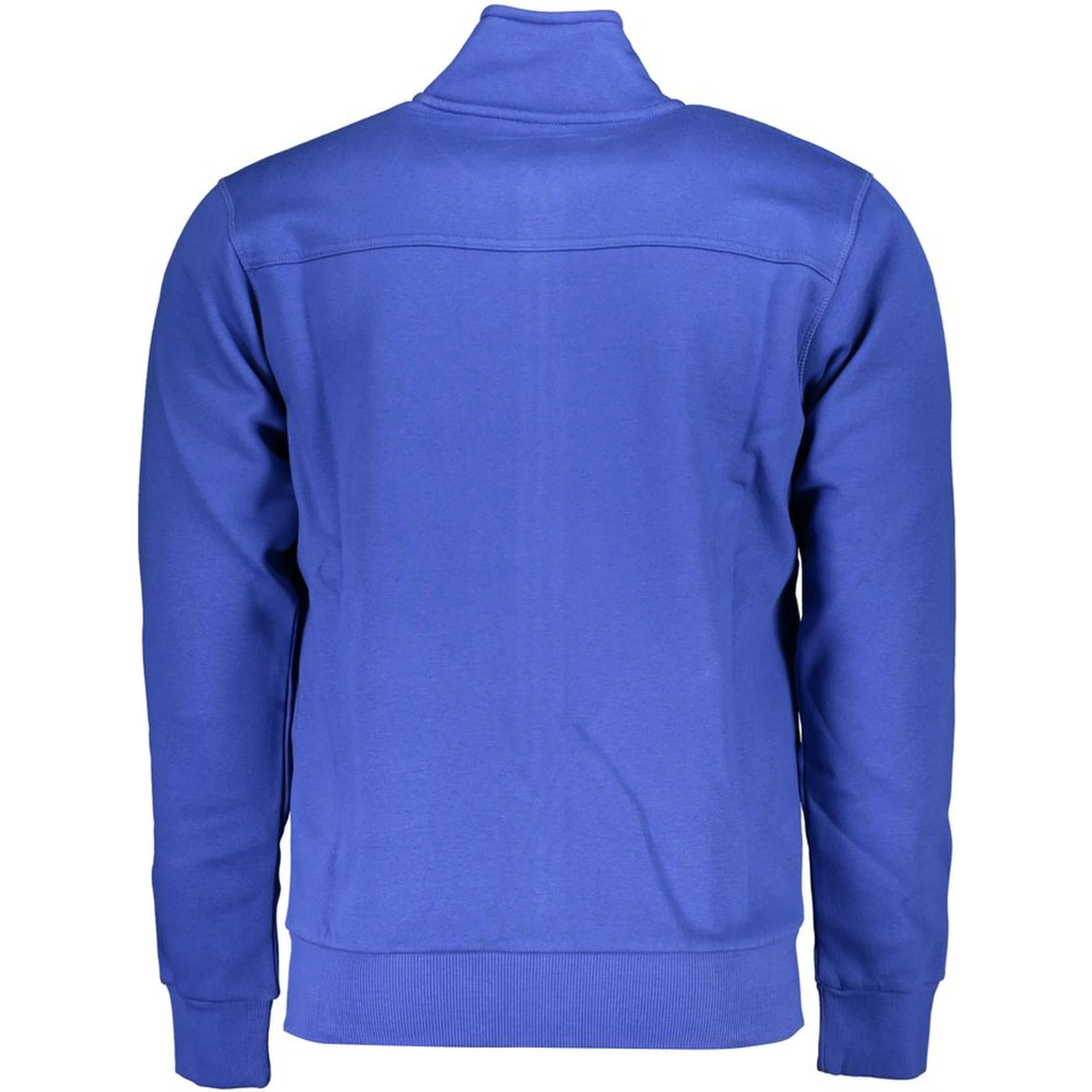 Blue Cotton Men Sweatshirt