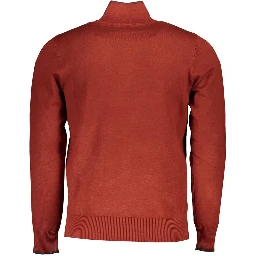 Blue Viscose Mens Sweater