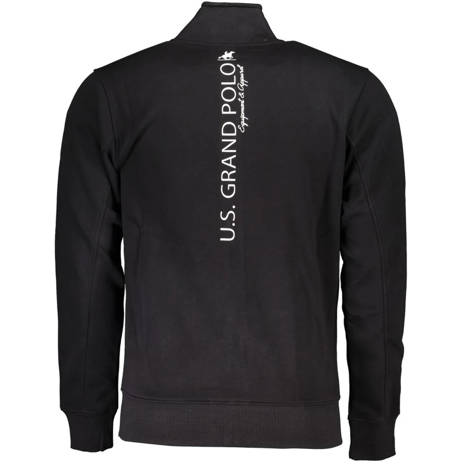 Black Cotton Men's Sweatshirt