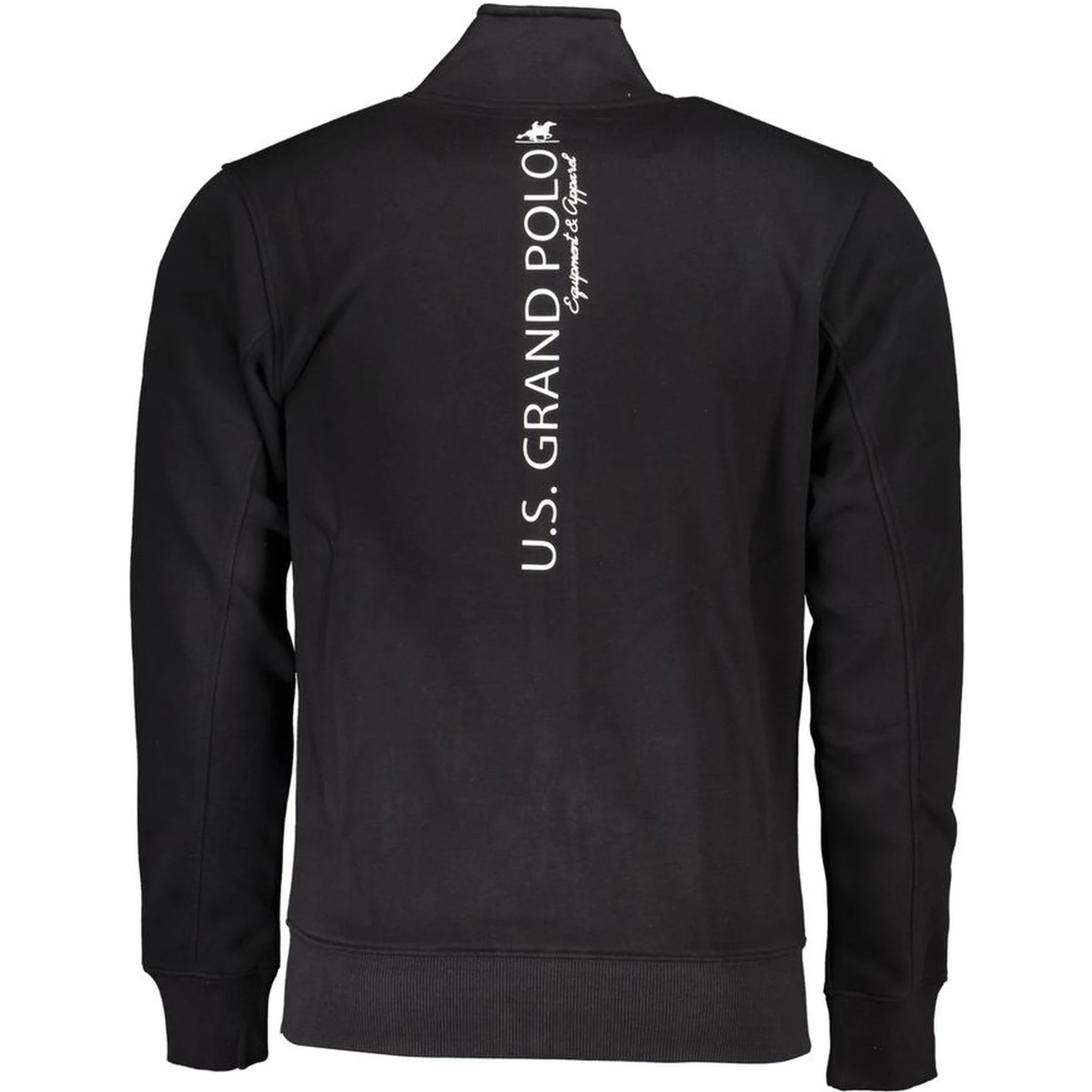 Black Cotton Men's Sweatshirt