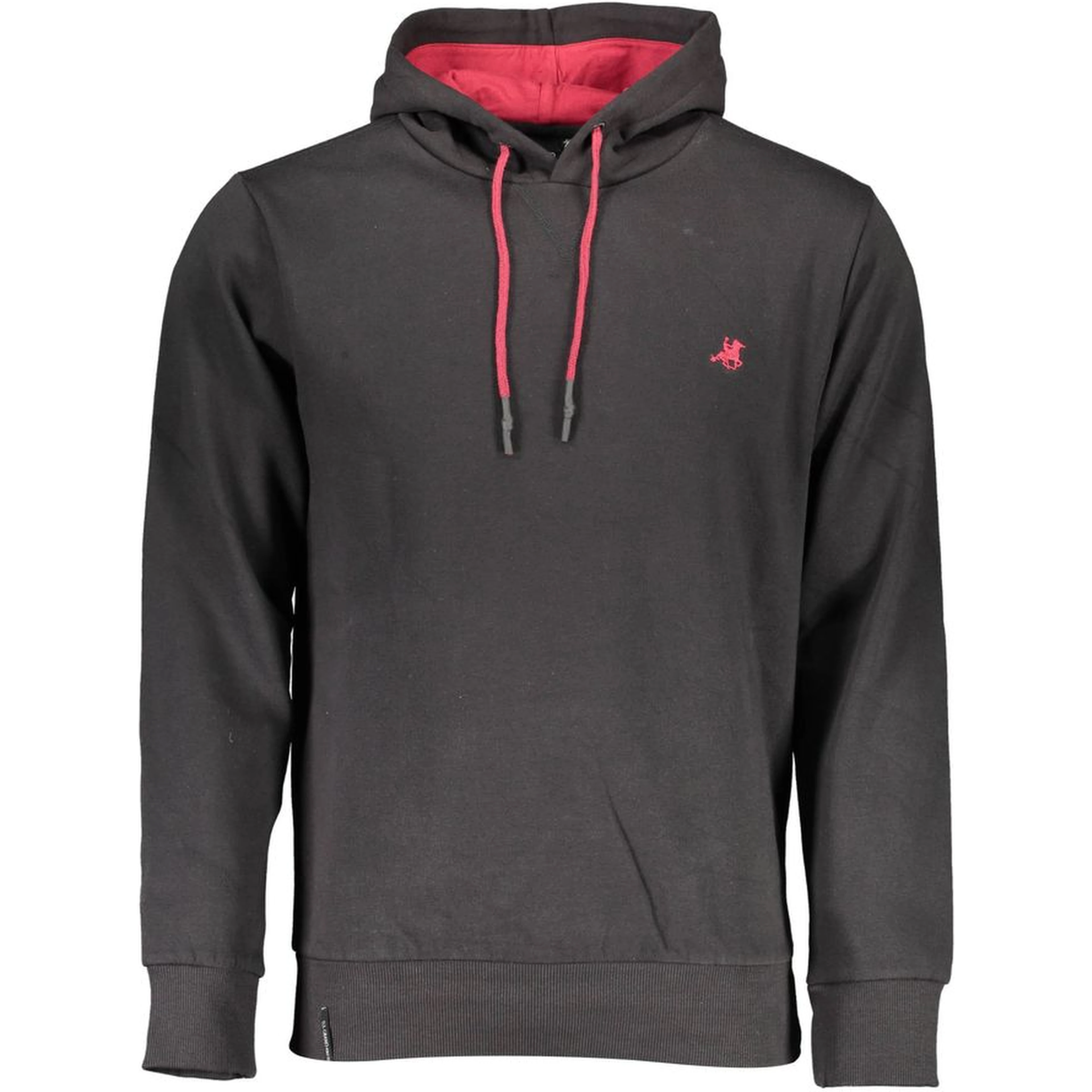 Black Cotton Mens Sweatshirt