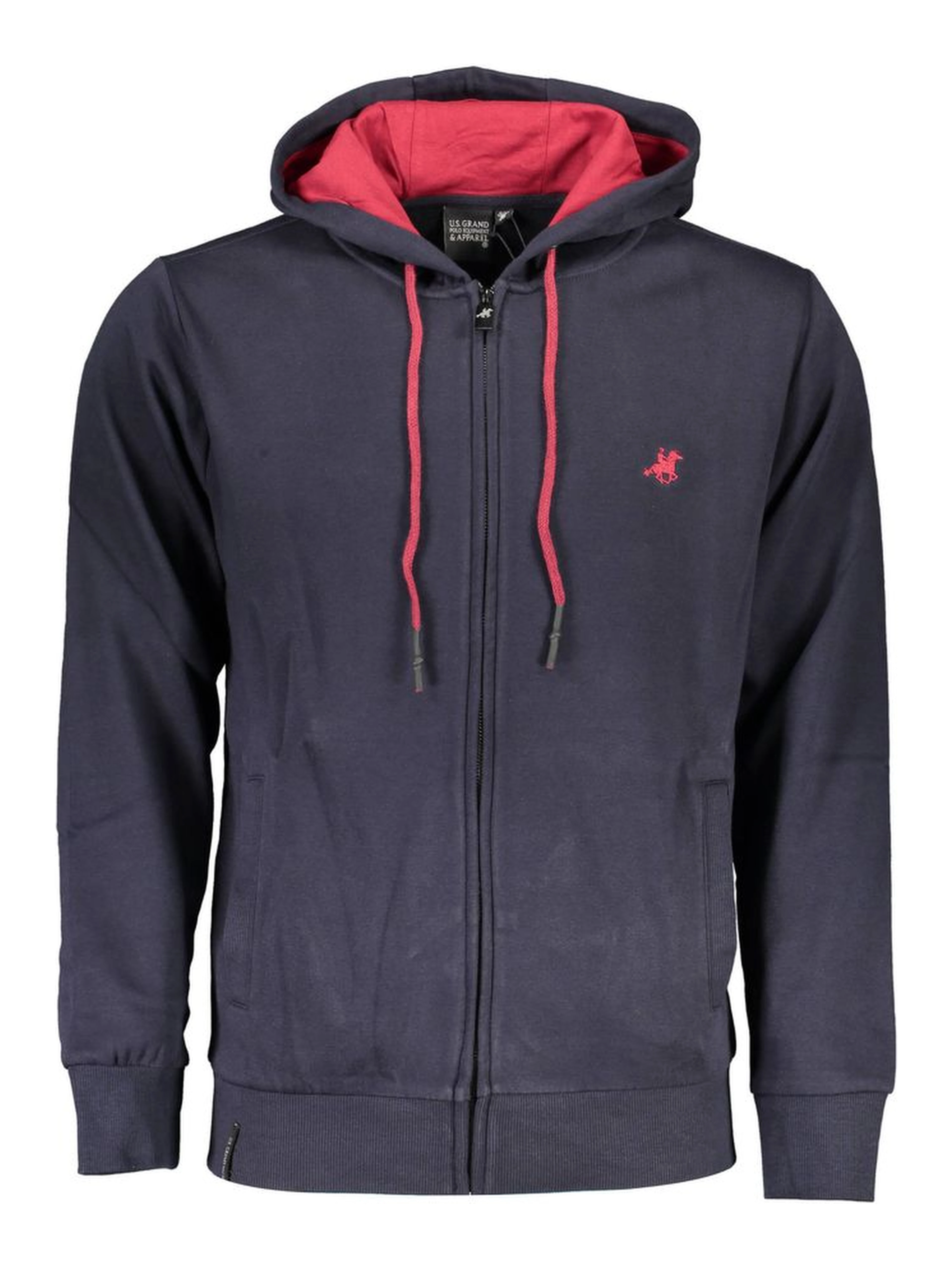 Blue Cotton Men Sweatshirt