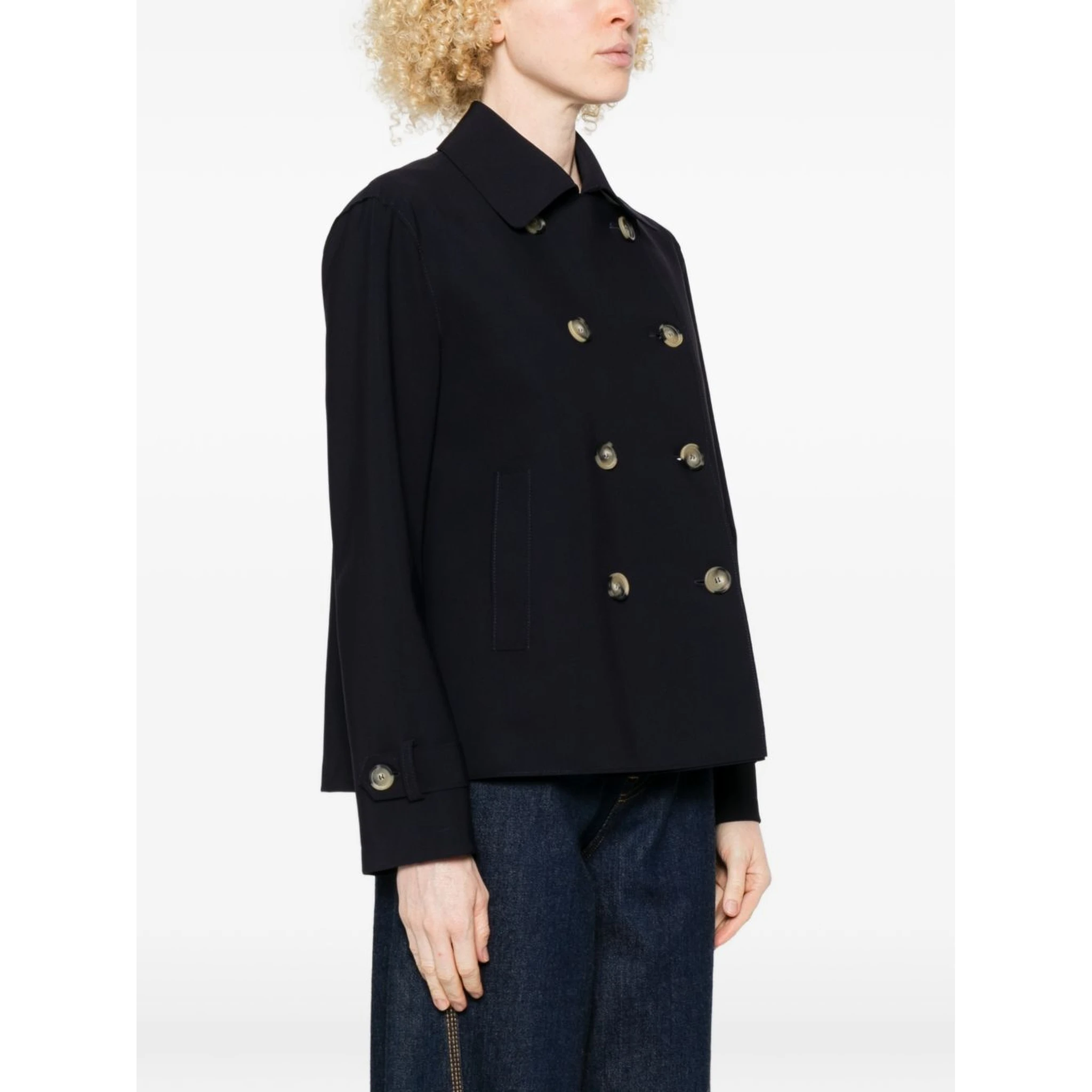 Harris Wharf London Coats Blue