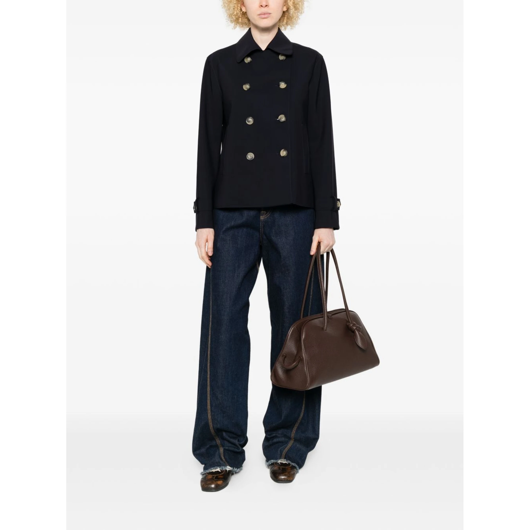 Harris Wharf London Coats Blue