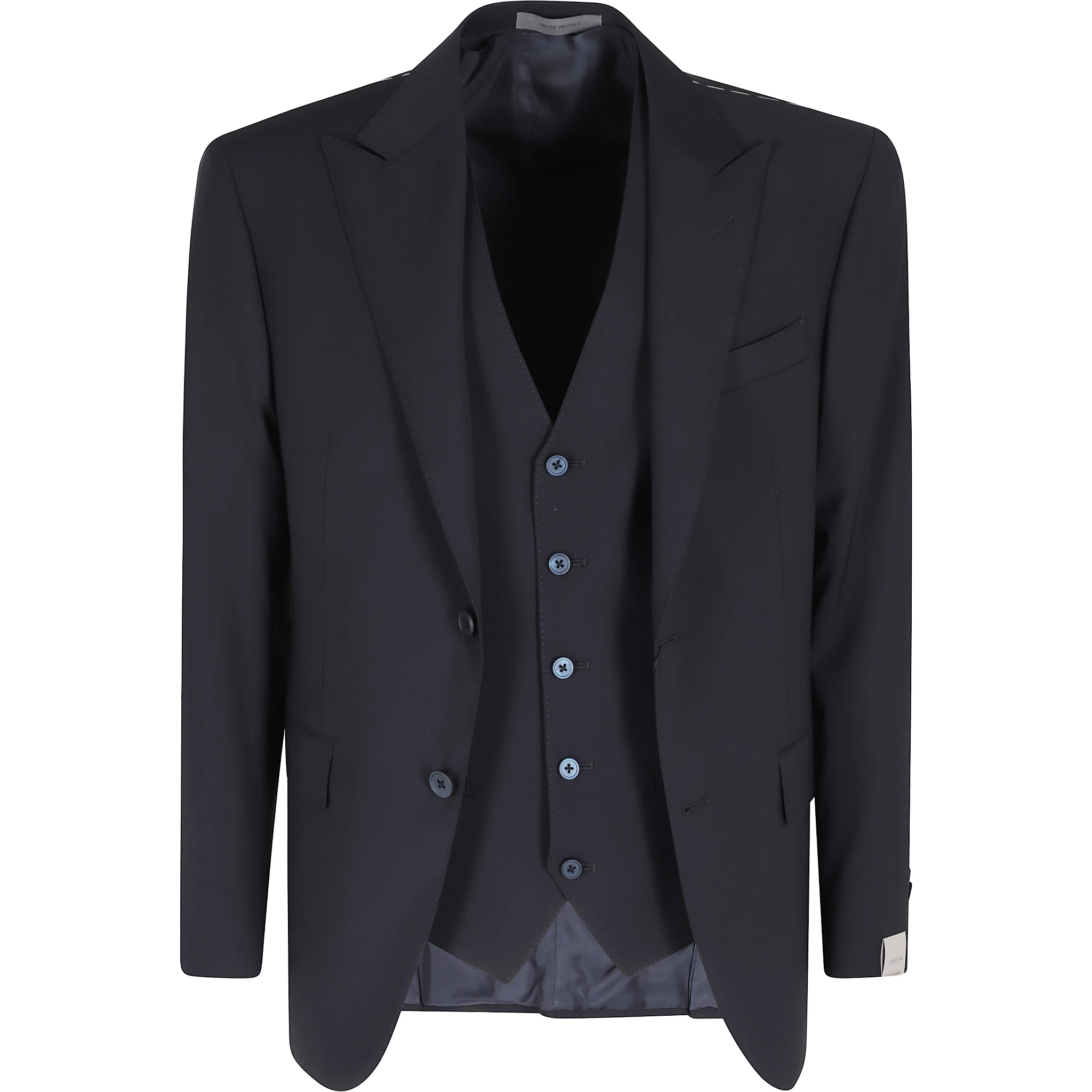 ABITO CON GILET TELA DI LANA