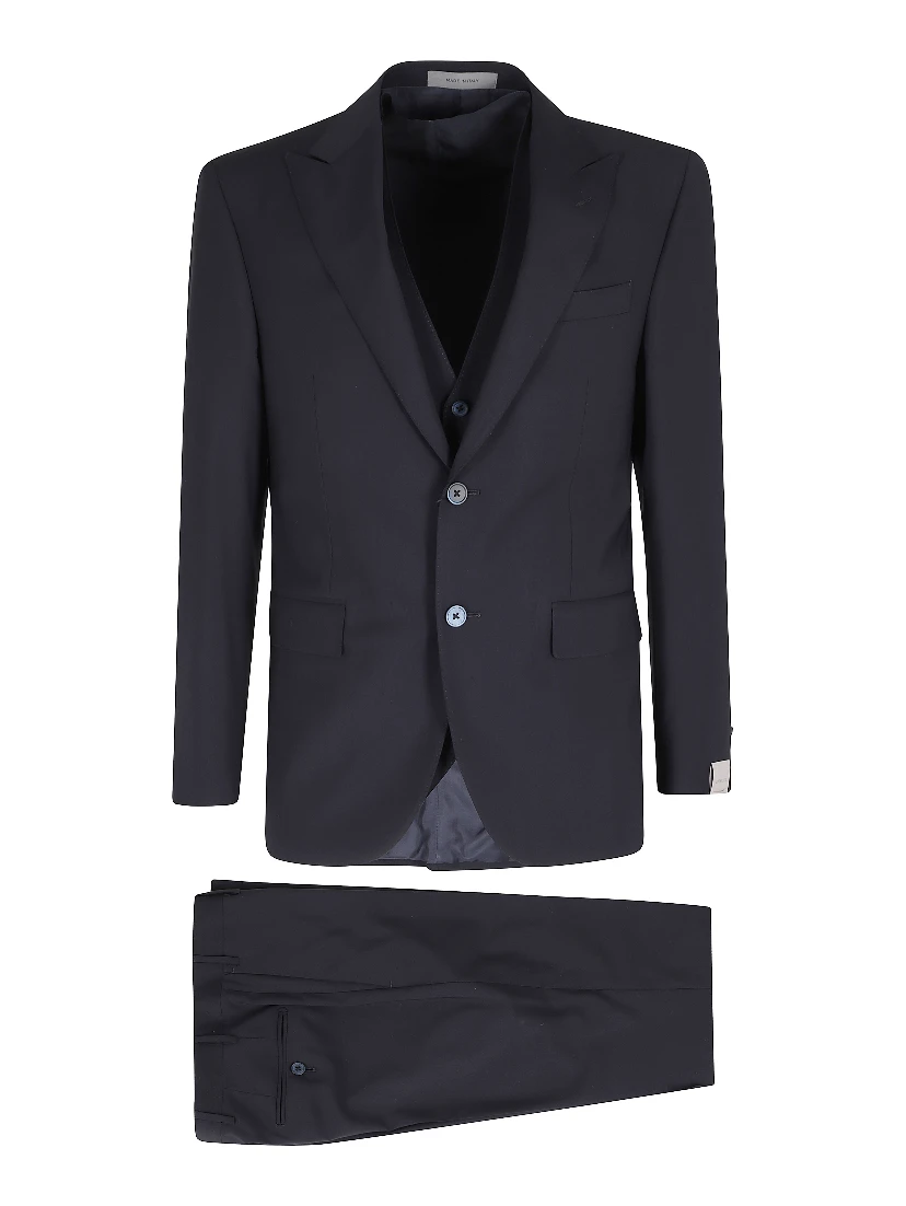 ABITO CON GILET TELA DI LANA