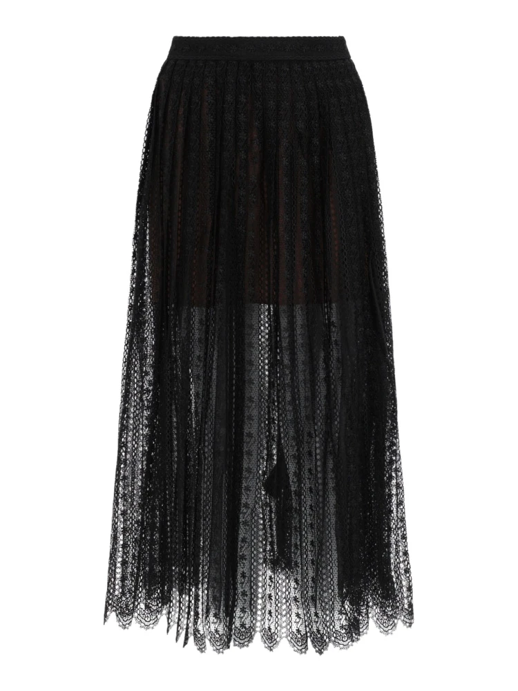LACE MIDI SKIRT