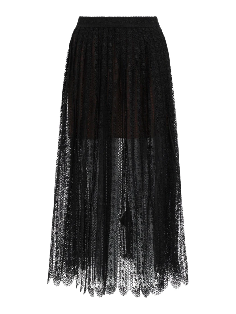 LACE MIDI SKIRT