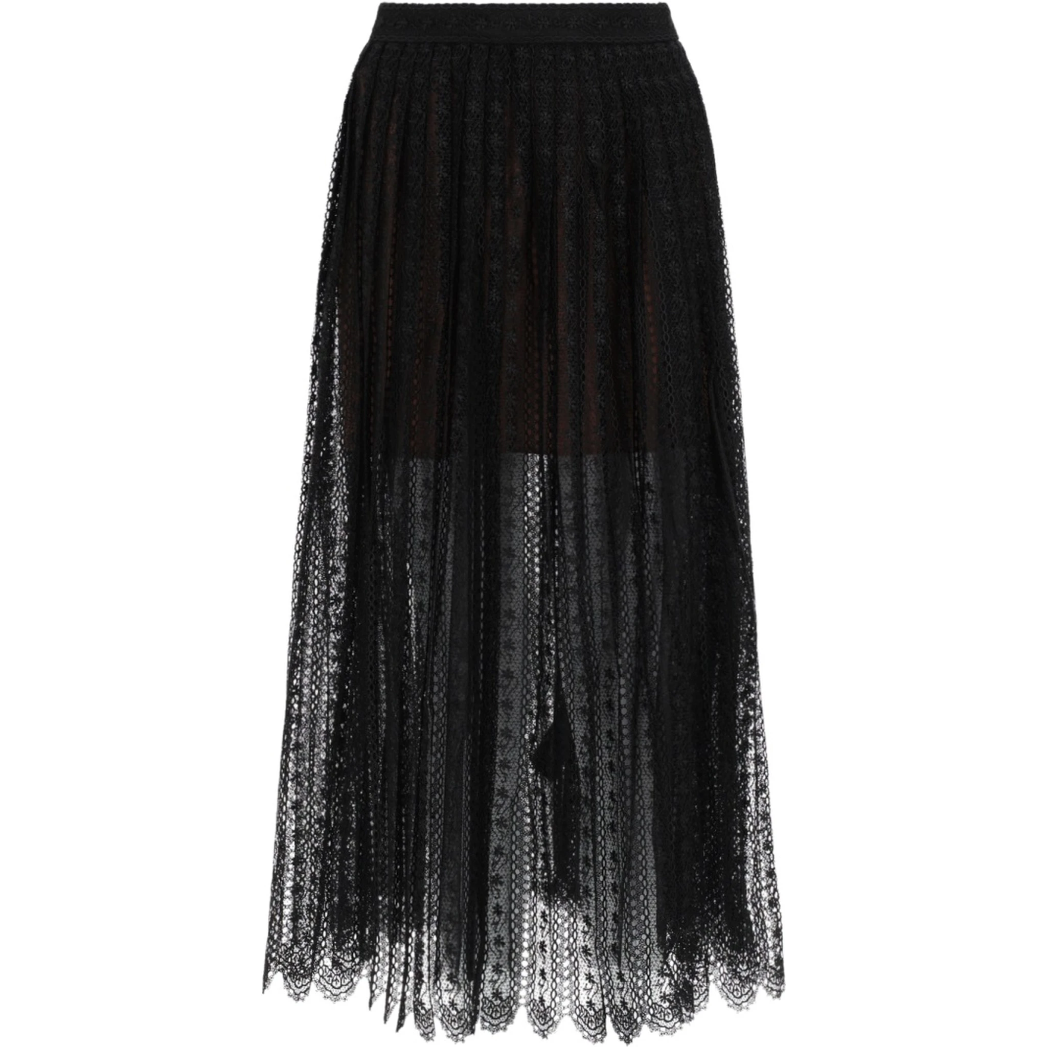 LACE MIDI SKIRT