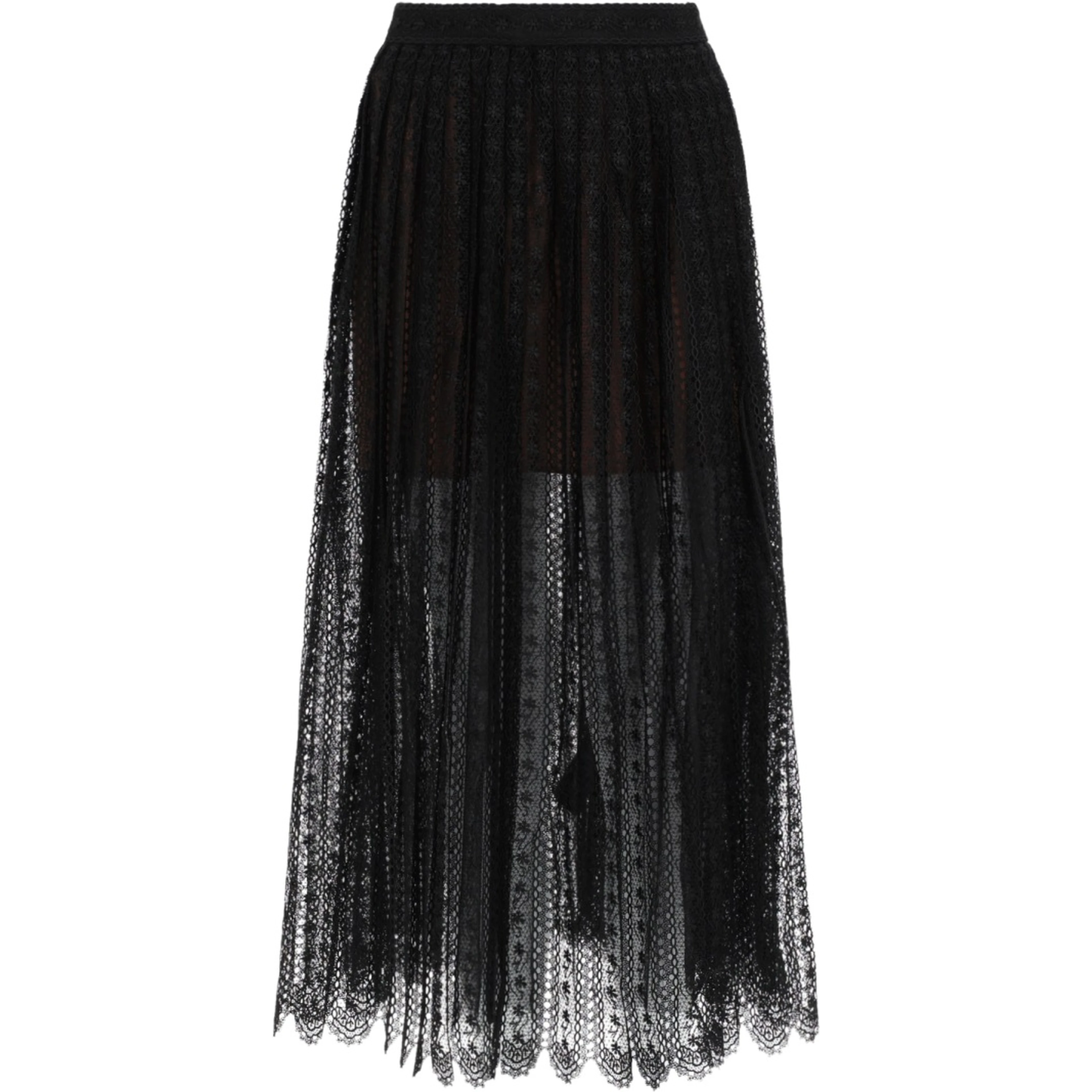 LACE MIDI SKIRT