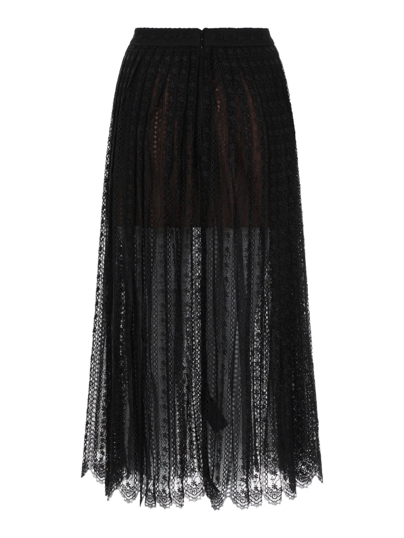 LACE MIDI SKIRT