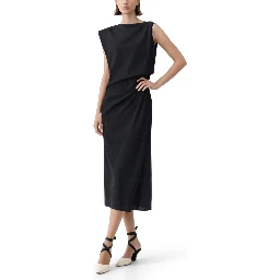 "LA ROBE DRAP" MIDI DRESS