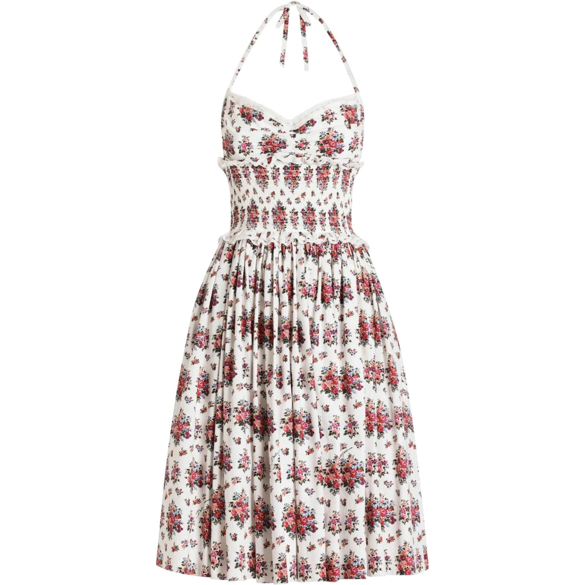 ABITO MIDI CON STAMPA FLOREALE