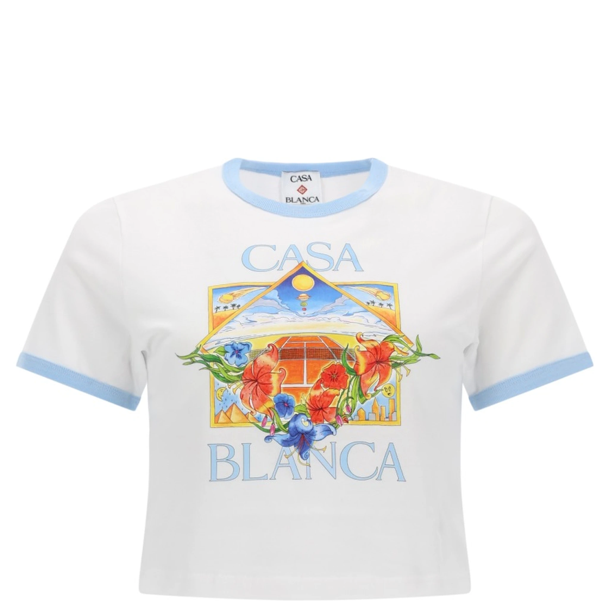 "TENNIS LANDSCAPE RINGER" T-SHIRT