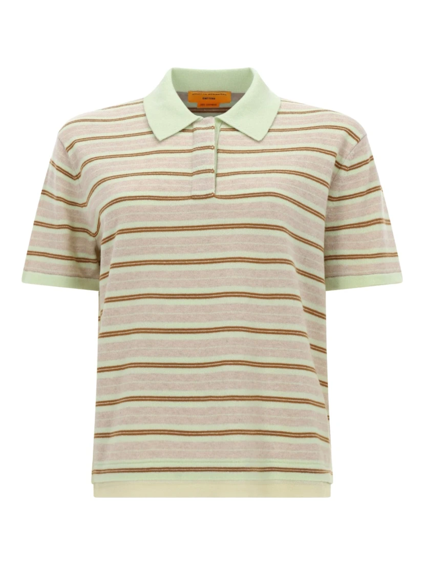 "LAYERED STRIPE RUGBY" POLO SHIRT