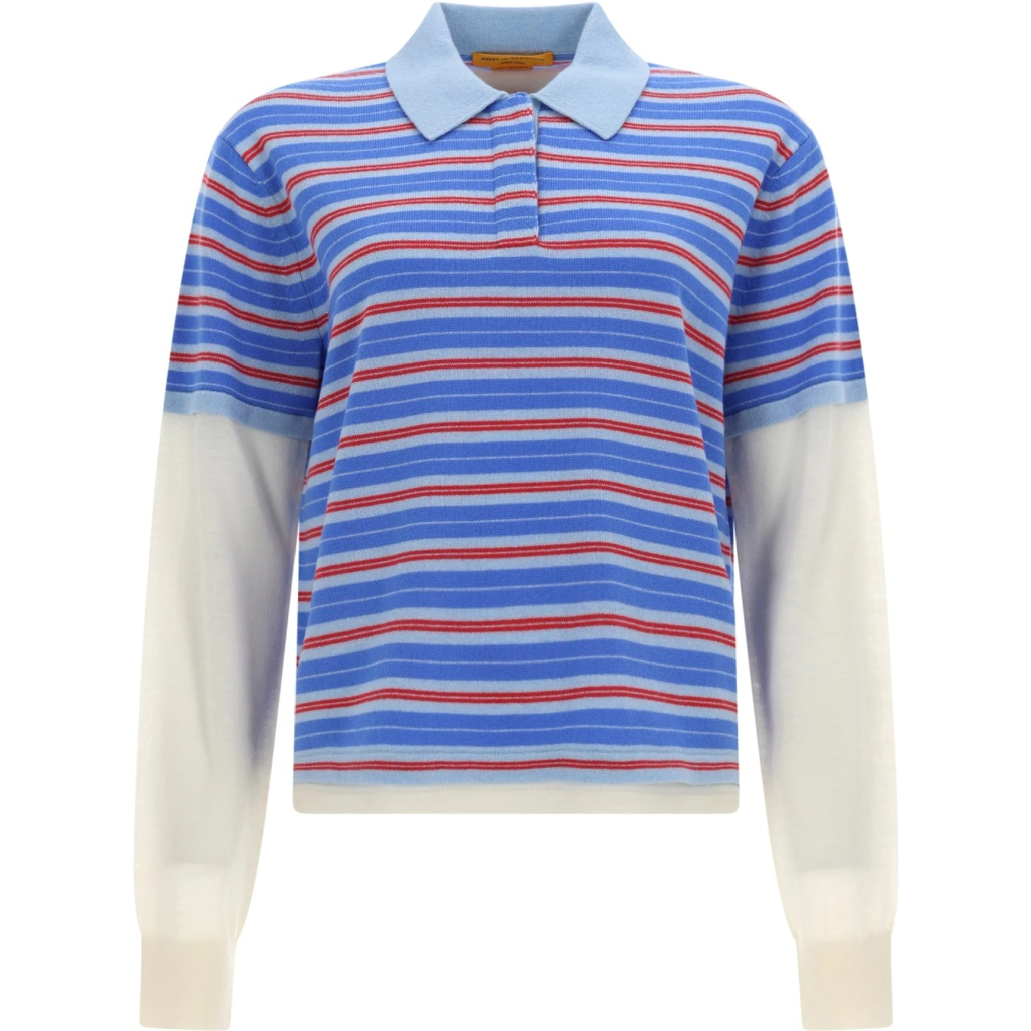 "LAYERED STRIPE RUGBY" POLO SHIRT