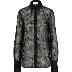 LACE SHIRT WITH SEQUINS