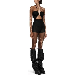 SEMI-TRANSPARENT HIGH-WAISTED SHORTS
