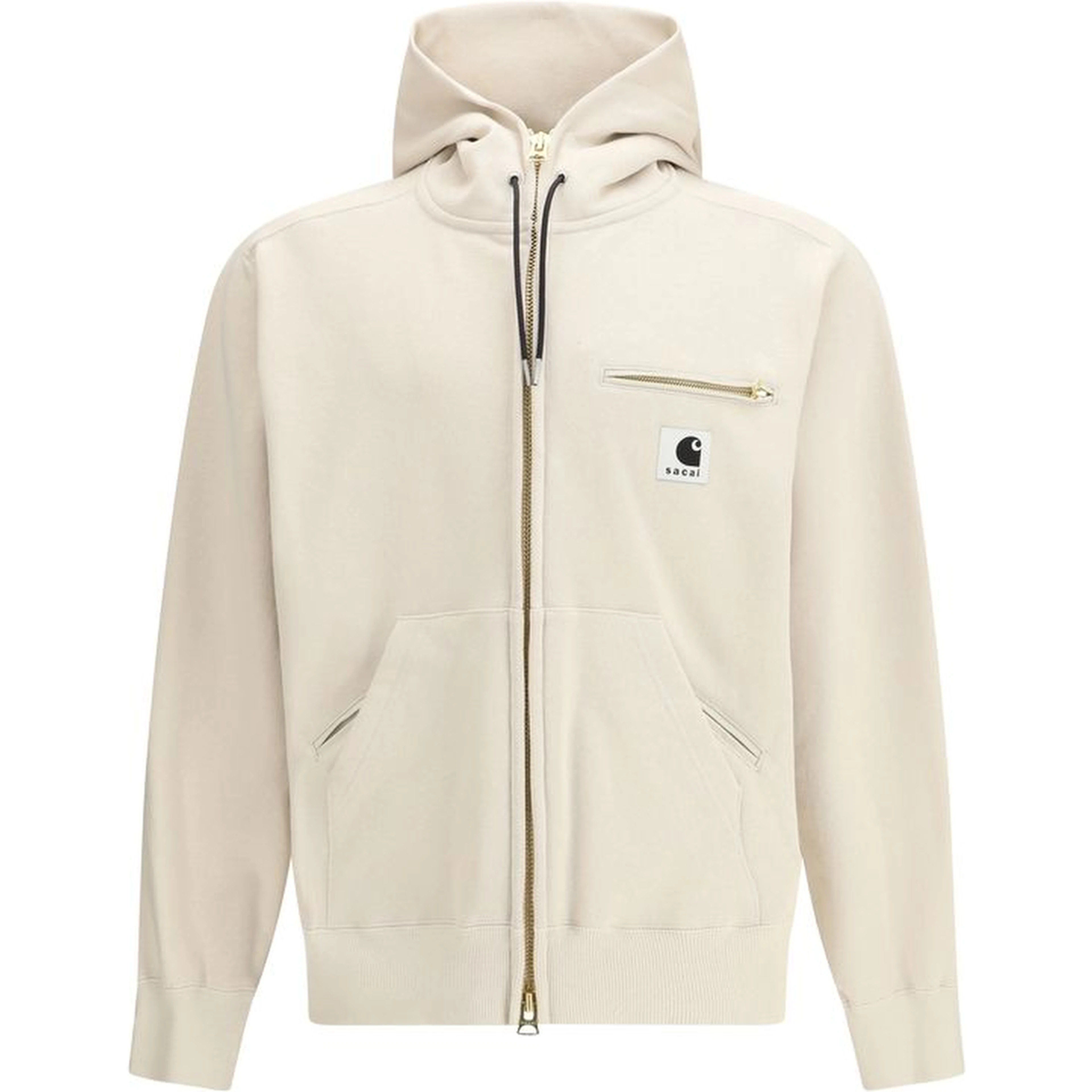 Beige Cotton Sweatshirt