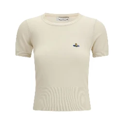 Beige Cotton T-Shirt