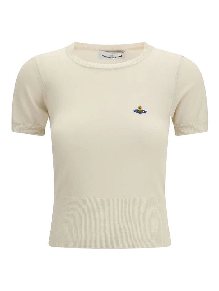 Beige Cotton T-Shirt