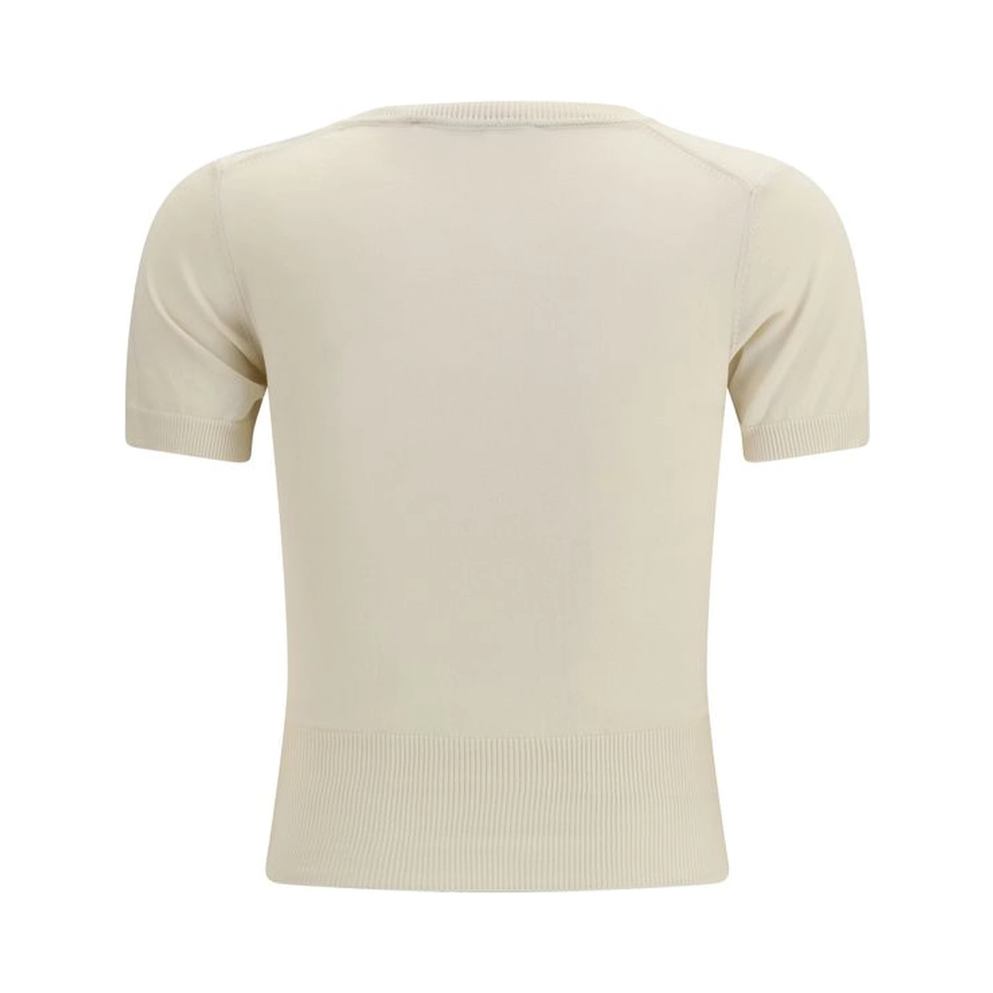 Beige Cotton T-Shirt