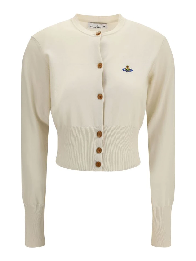 Beige Cotton Cardigan