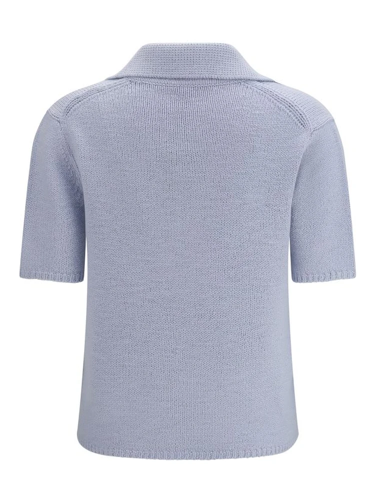 Blue Cashmere Polo Shirt alternative