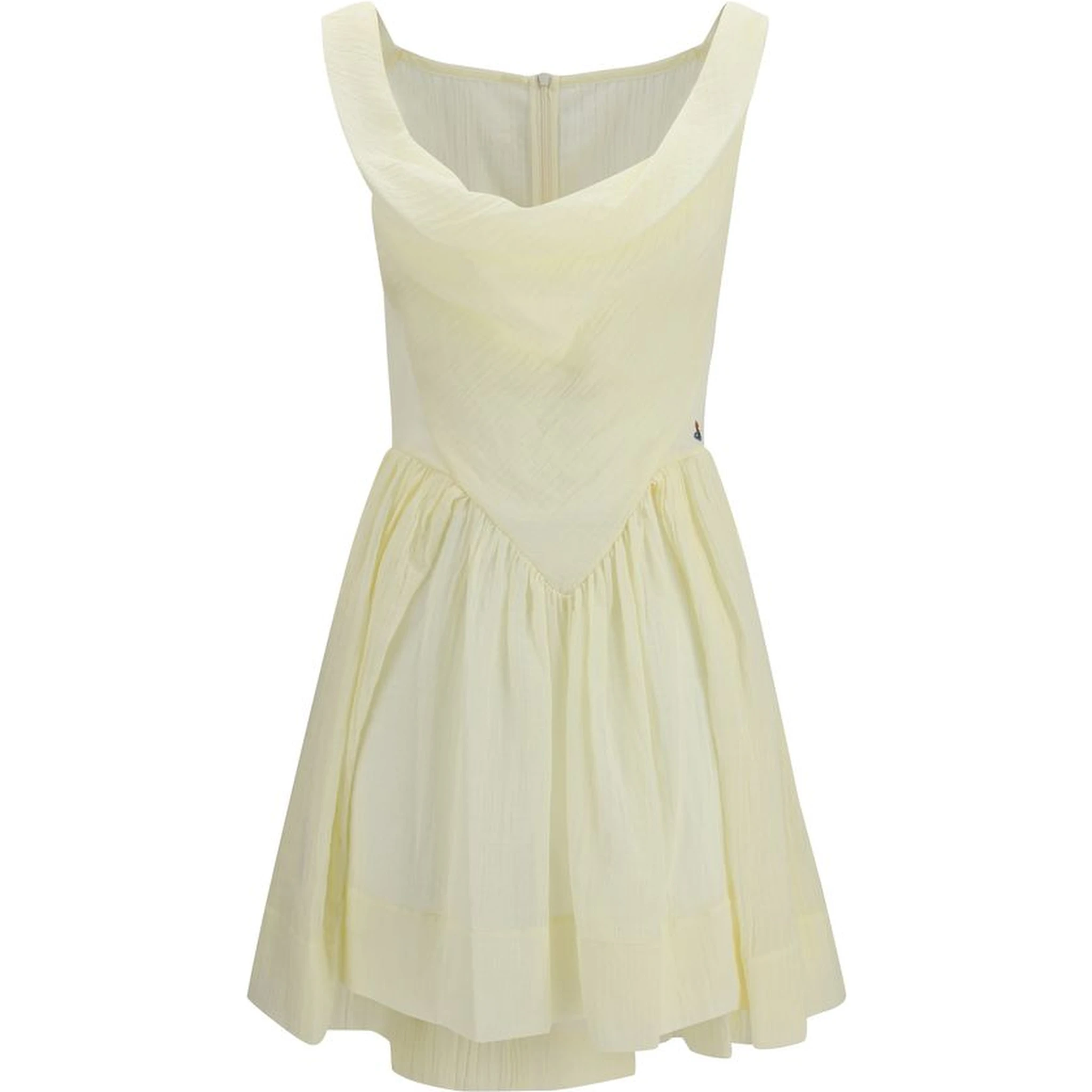 Bicolor Cotton Casual Dress