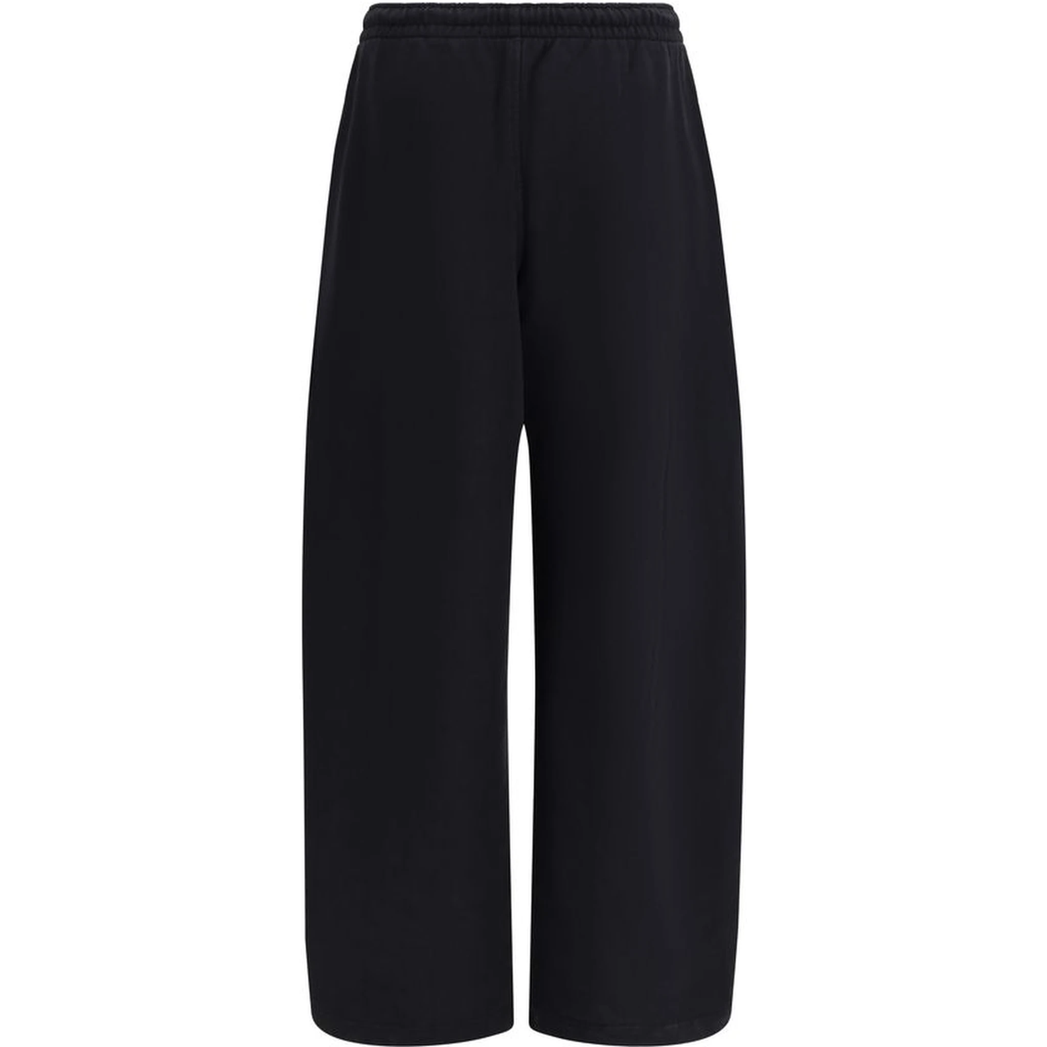 Black Cotton Athletic Pants