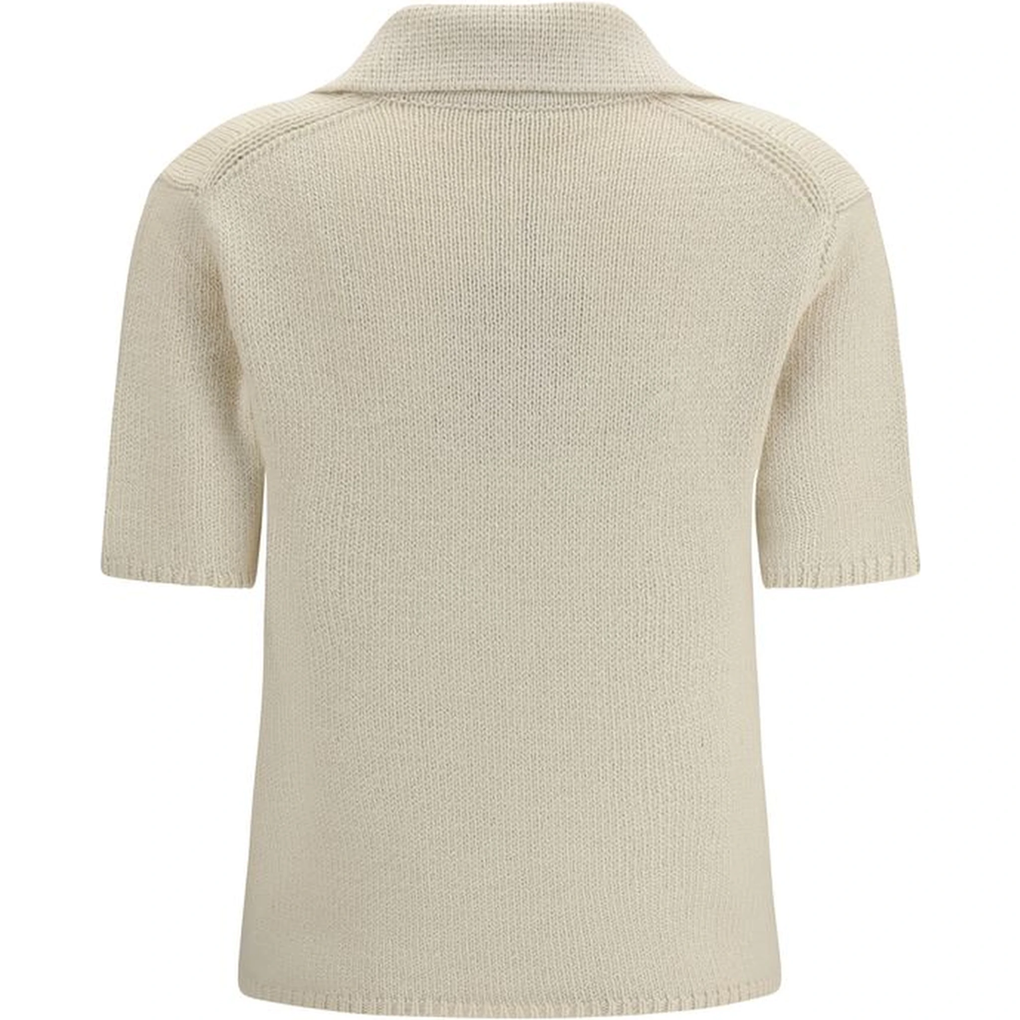 Beige Cashmere Polo Shirt