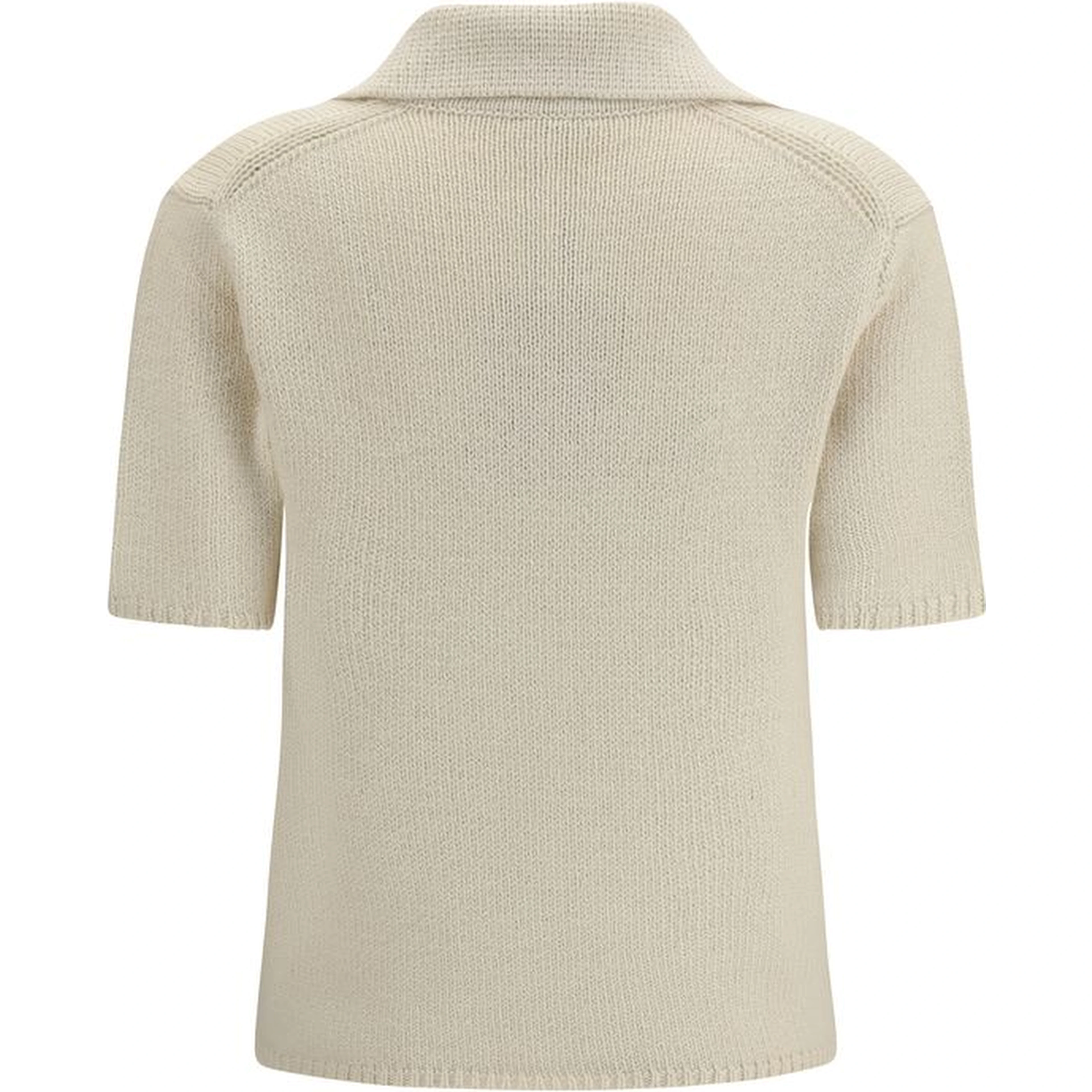 Beige Cashmere Polo Shirt