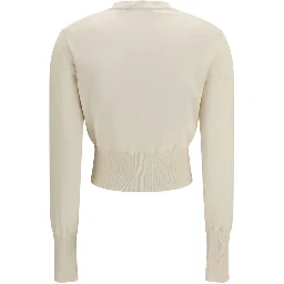 Beige Cotton Cardigan