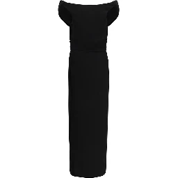 Black Viscose Casual Dress