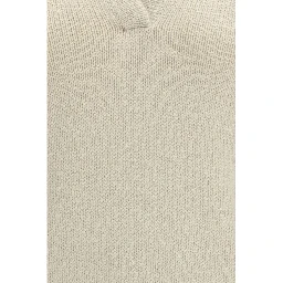 Beige Cashmere Polo Shirt