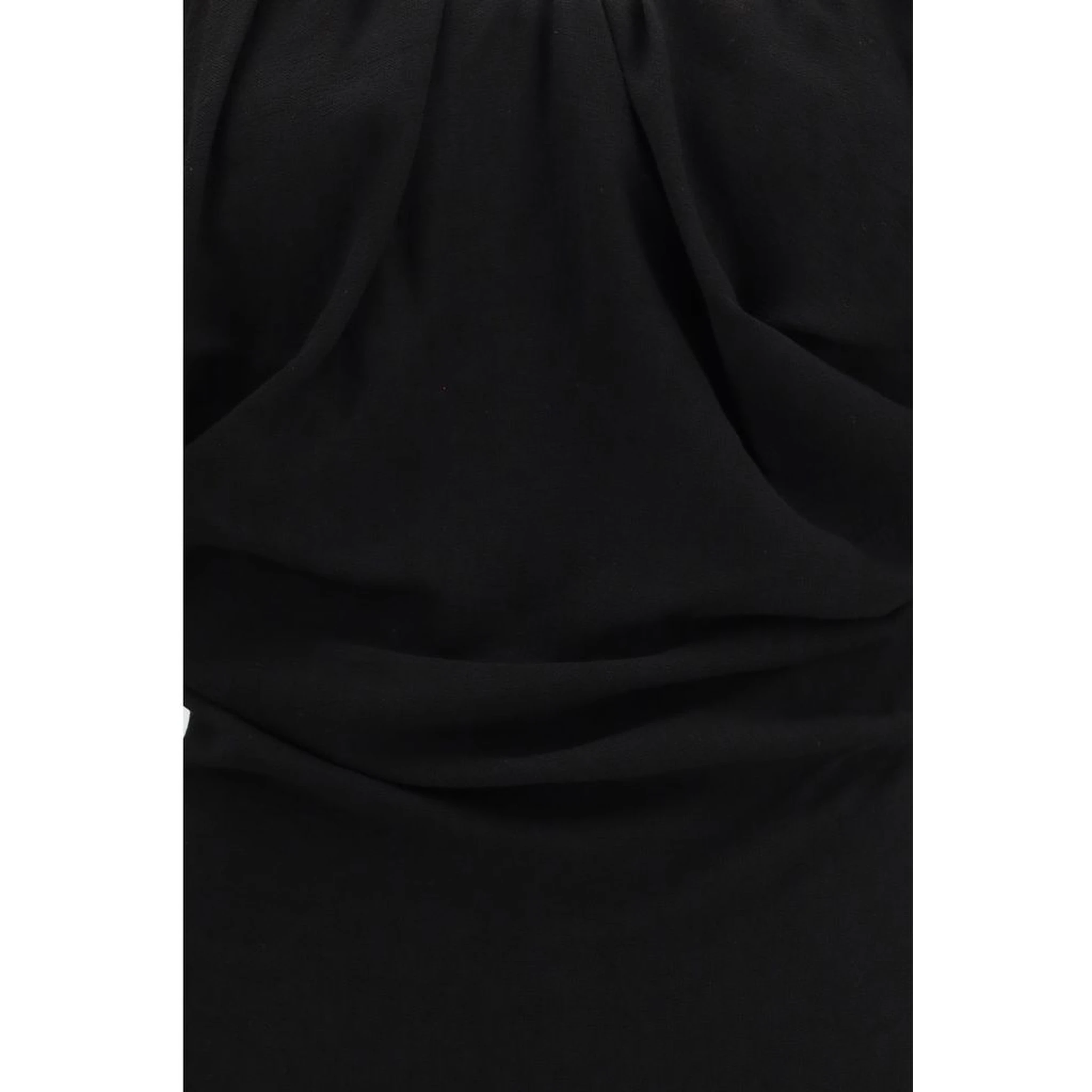 Black Viscose Casual Dress