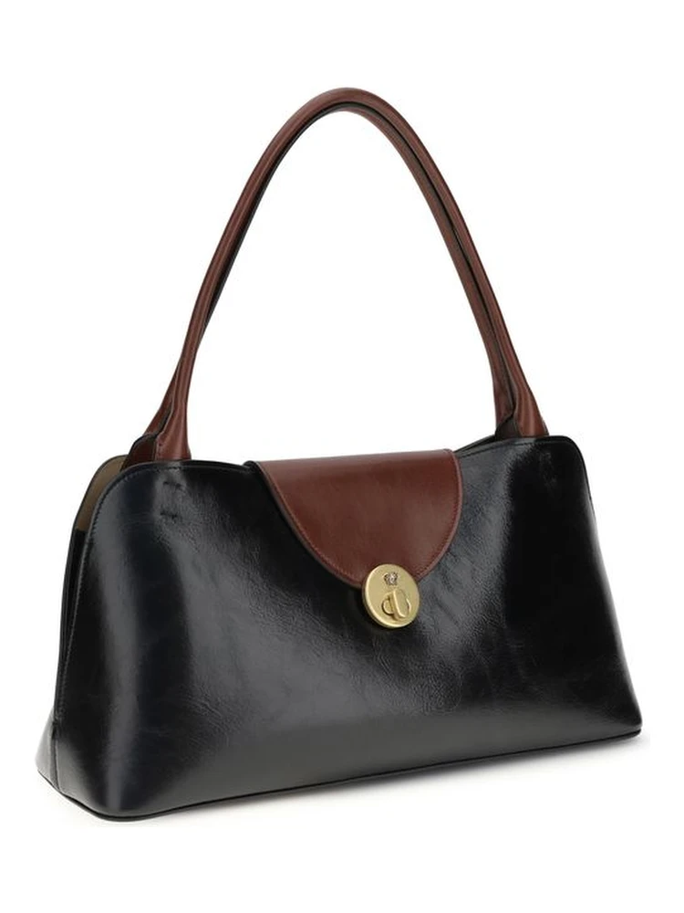 Black Calf Leather Bos Taurus Shoulder Bag alternative